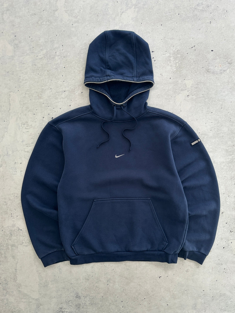 00's Nike Centre Swoosh Pullover Hoodie (S)