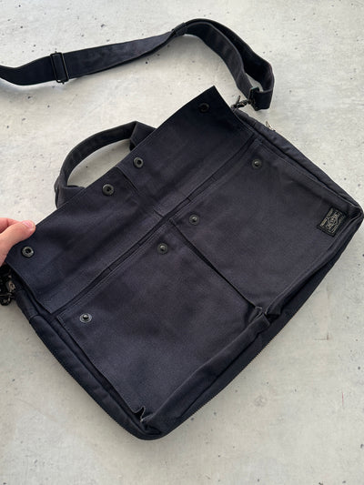 Porter Yoshida & Co. Denim Crossbody / Laptop Bag (One Size)