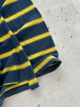 Vintage Dolce & Gabbana Stripe Long Sleeve Polo Shirt (M)