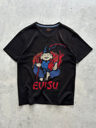 Evisu Embroidered fisherman T Shirt (M)