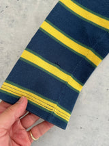 Vintage Dolce & Gabbana Stripe Long Sleeve Polo Shirt (M)
