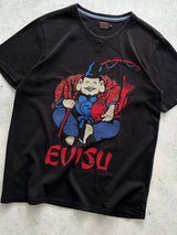 Evisu Embroidered fisherman T Shirt (M)