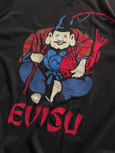 Evisu Embroidered fisherman T Shirt (M)