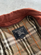 Burberry Nova Check Brushed Cotton Zip Up Bomber Jacket (Women's M)