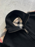 00's Burberry Brit Nova Check 1/4 Zip Jumper (S)
