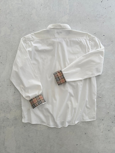 00's Burberry Nova Check Long Sleeve Shirt (XL)