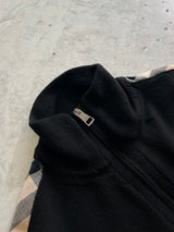 00's Burberry Brit Nova Check 1/4 Zip Jumper (S)