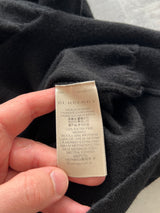00's Burberry Brit Nova Check 1/4 Zip Jumper (S)