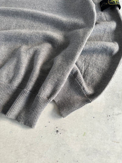 AW/18 Stone Island V Neck Wool Knit Jumper (S)