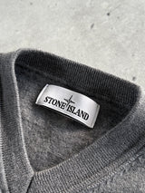 AW/18 Stone Island V Neck Wool Knit Jumper (S)