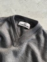 AW/18 Stone Island V Neck Wool Knit Jumper (S)