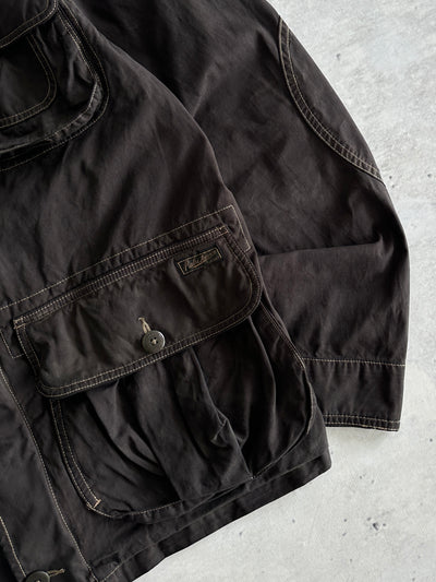 90's Ralph Lauren Corduroy Collar Field Hunting Jacket (M)