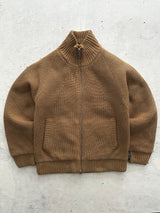 Carhartt WIP Banley Chunky Knit Zip Up Jumper / Jacket (S/M)