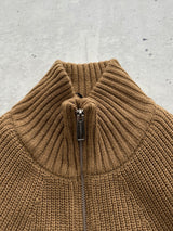 Carhartt WIP Banley Chunky Knit Zip Up Jumper / Jacket (S/M)