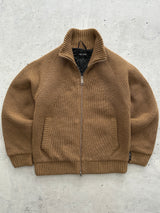 Carhartt WIP Banley Chunky Knit Zip Up Jumper / Jacket (S/M)