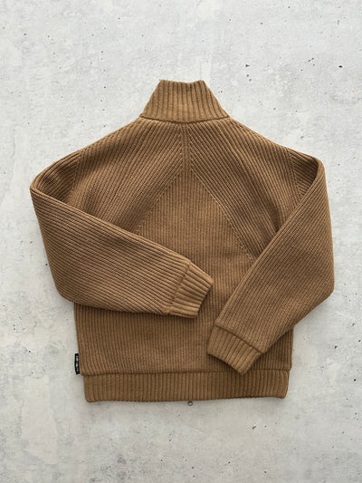 Carhartt WIP Banley Chunky Knit Zip Up Jumper / Jacket (S/M)
