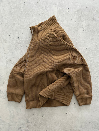 Carhartt WIP Banley Chunky Knit Zip Up Jumper / Jacket (S/M)