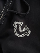 True Religion Contrast Stitch Heavyweight Zip Up Hoodie (M)