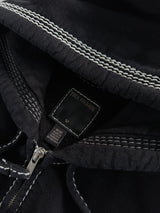 True Religion Contrast Stitch Heavyweight Zip Up Hoodie (M)