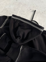 True Religion Contrast Stitch Heavyweight Zip Up Hoodie (M)