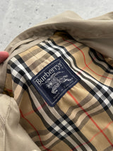 Vintage Burberry Nova Check Trench Coat / Mac (M)