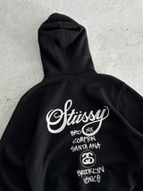 Stussy USA World Tour heavy Pullover Hoodie (L)