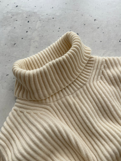 00's Stone Island Chunky Turtle Neck Jumper (S)