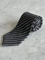 Vintage Giorgio Armani Silk Blend Stripe Tie (One Size)