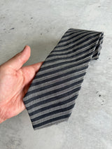 Vintage Giorgio Armani Silk Blend Stripe Tie (One Size)