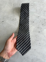 Vintage Giorgio Armani Silk Blend Stripe Tie (One Size)