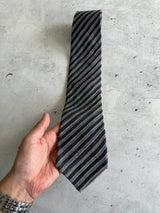 Vintage Giorgio Armani Silk Blend Stripe Tie (One Size)