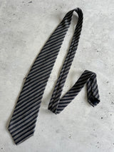Vintage Giorgio Armani Silk Blend Stripe Tie (One Size)