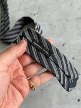 Vintage Giorgio Armani Silk Blend Stripe Tie (One Size)