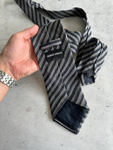 Vintage Giorgio Armani Silk Blend Stripe Tie (One Size)