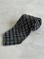 Vintage Giorgio Armani Silk Patterned Tie (One Size)