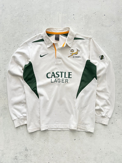 2003/04 Nike South Africa Heavyweight Rugby Shirt (L)