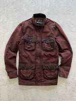 Barbour Corbridge Wax Zip Up Jacket (S)