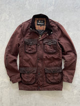 Barbour Corbridge Wax Zip Up Jacket (S)