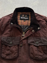 Barbour Corbridge Wax Zip Up Jacket (S)