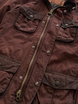 Barbour Corbridge Wax Zip Up Jacket (S)