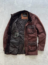 Barbour Corbridge Wax Zip Up Jacket (S)