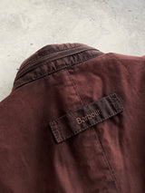 Barbour Corbridge Wax Zip Up Jacket (S)