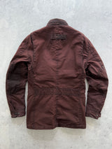 Barbour Corbridge Wax Zip Up Jacket (S)