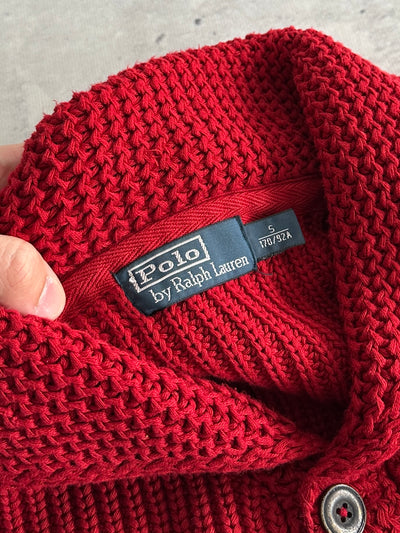 Ralph Lauren Chunky knit shawl collar Jumper / Cardigan (S)