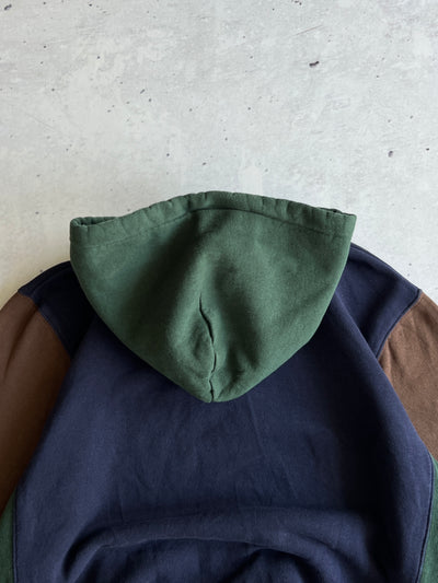 Stussy Heavyweight Colour Block Pullover Hoodie (M)