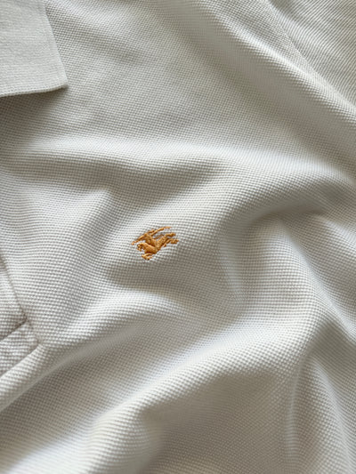 90's Burberry Nova Check Long Sleeve Polo Shirt (S)