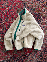 90's Patagonia retro-x Deep Pile zip up Fleece (XL)