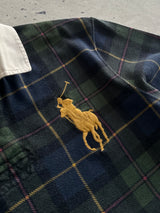 Ralph Lauren Big Logo Heavyweight Tartan Rugby Shirt (L)