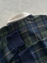 Ralph Lauren Big Logo Heavyweight Tartan Rugby Shirt (L)