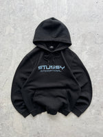 Stussy International Embroidered Spell Out Pullover Hoodie (L)